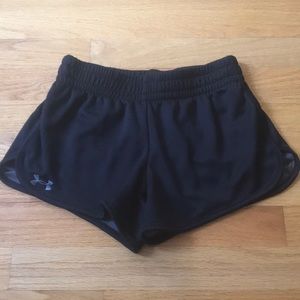 Under Armour black athletic shorts